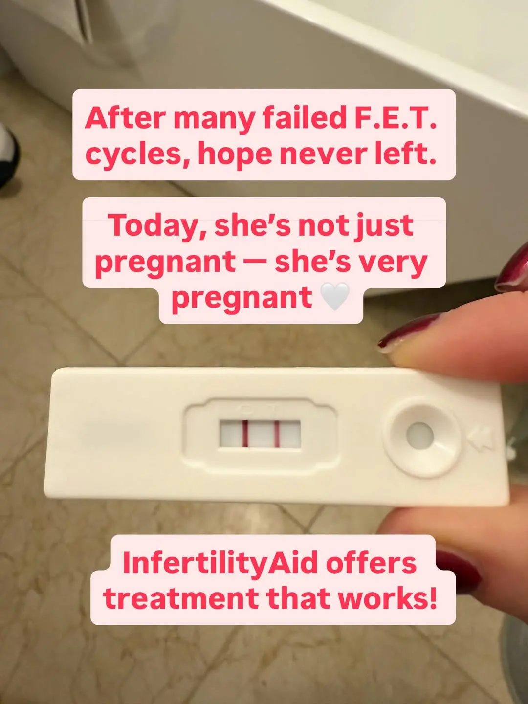 Lyckad förlossning efter upprepade förluster
